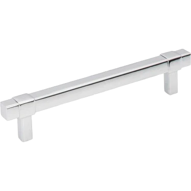 High-Performance Hardware Resources Zane 128mm Square Bar Pull Polished Chrome Refined