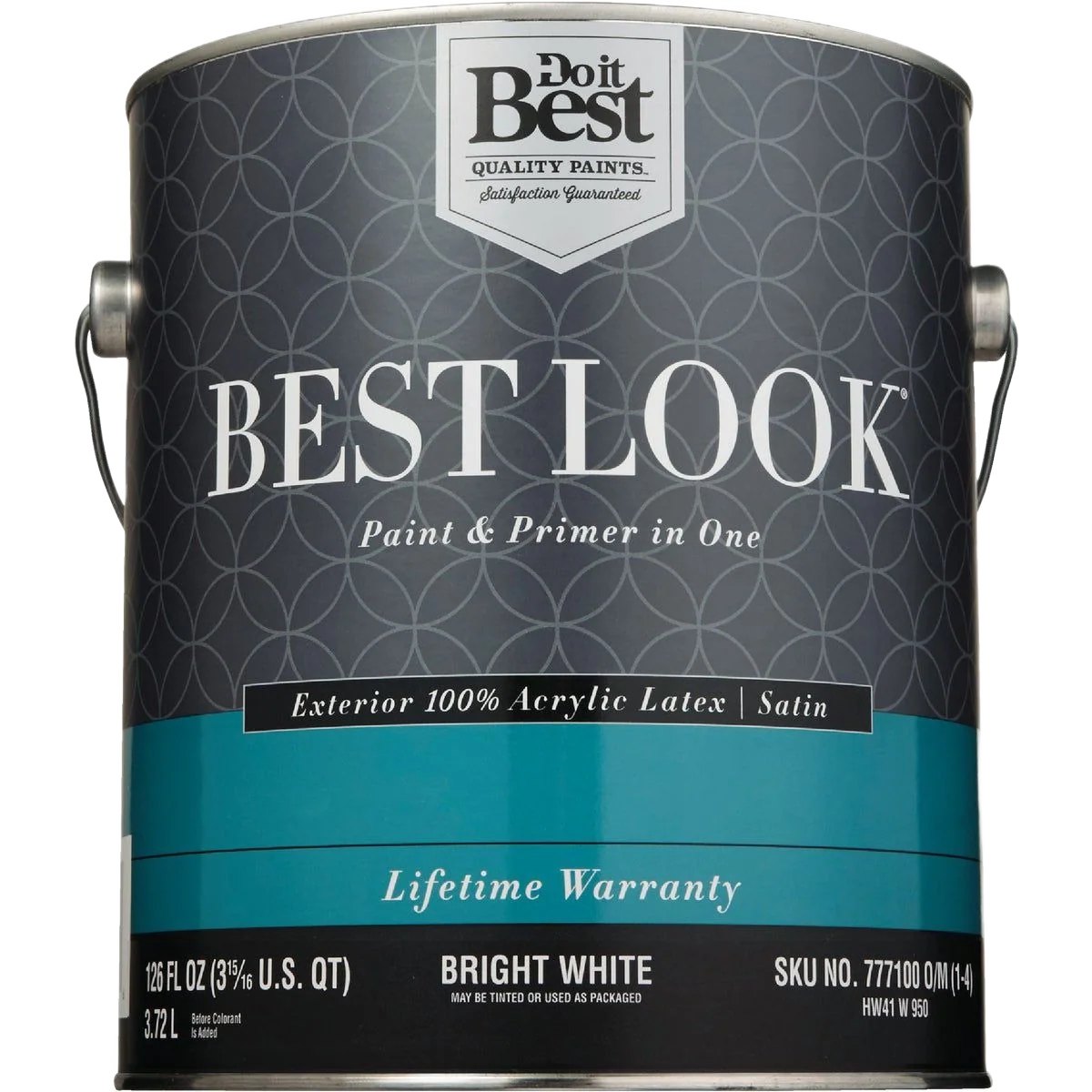 Carefully Designed Look Premium Acrylic Satin Exterior Paint – Bright White Selected