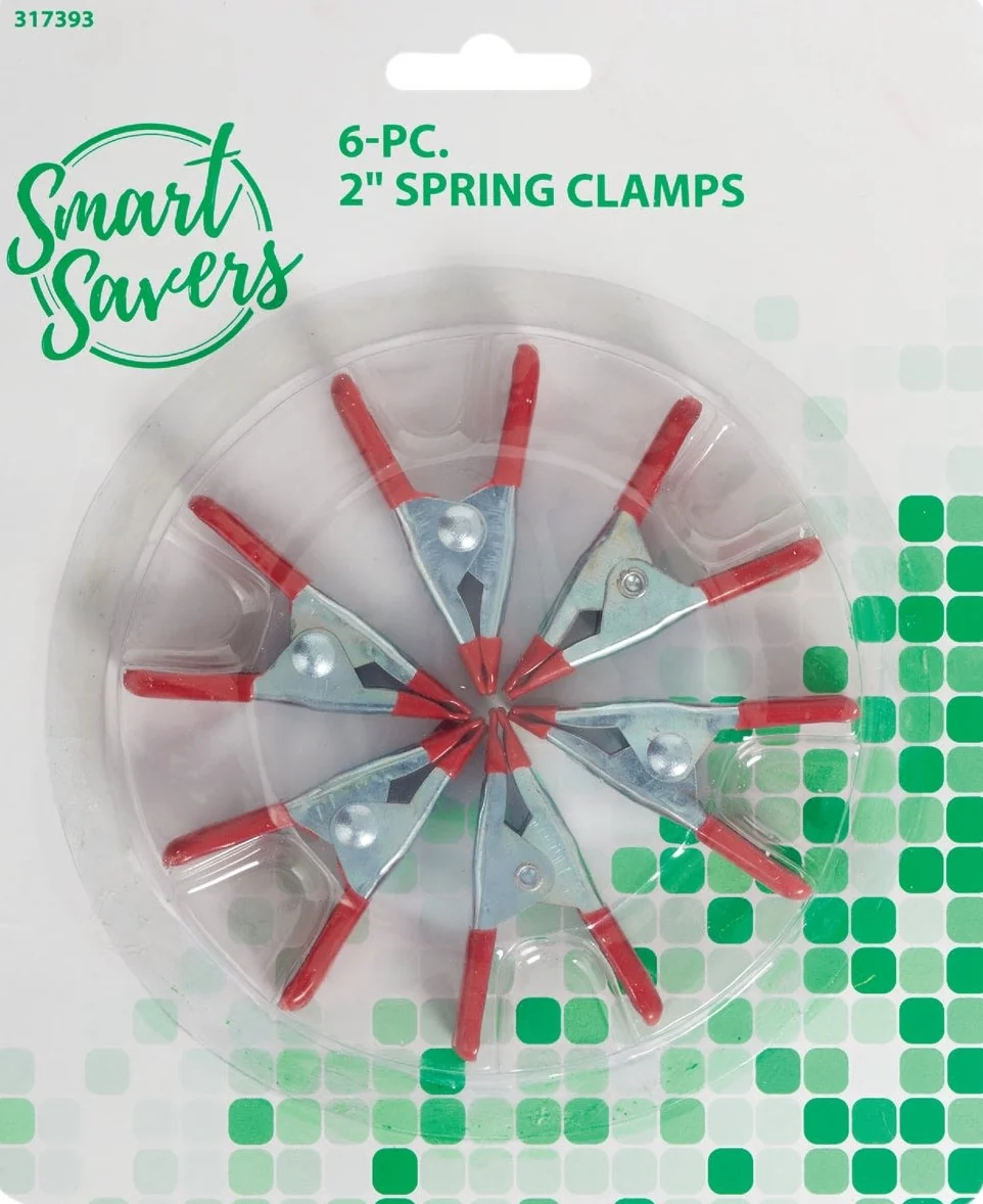 Excellent Smart Savers 6-Piece Spring Clamp Set High-Quality