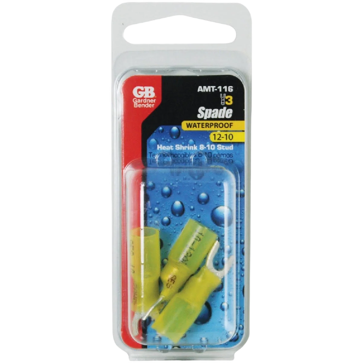 World-Class Gardner Bender 12 to 10 AWG 8 to 10 Spade Terminal 3-Pack Optimized