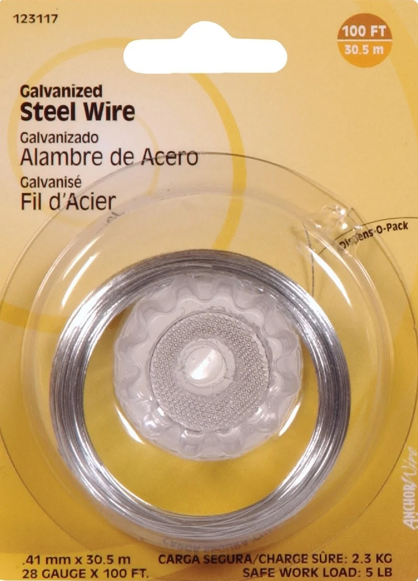 Smart Hillman 100 Ft. 28 Ga. Galvanized Steel General Purpose Wire Detailed