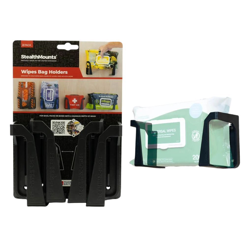 Smooth StealthMounts Wipe Holder 2-Pack Eco-Friendly