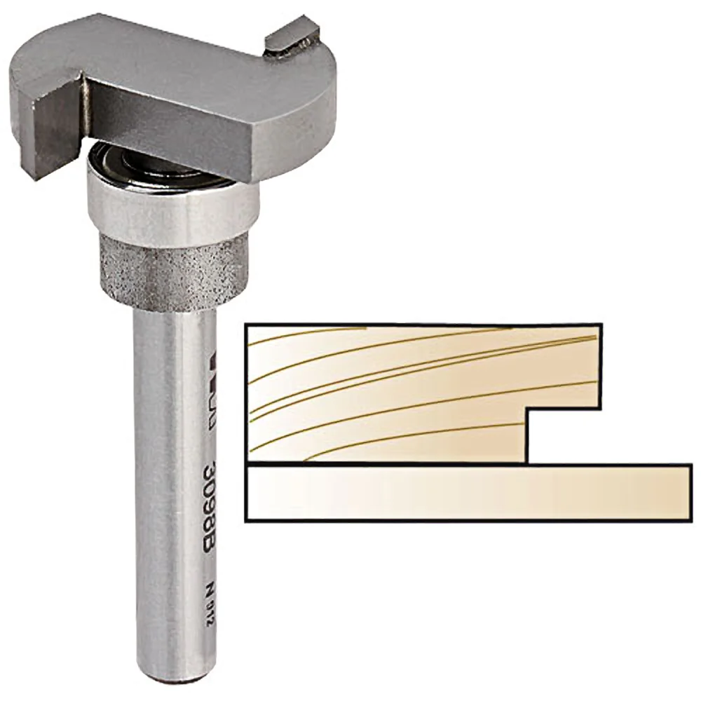 Environmentally Friendly Whiteside Slot Undercut Bit w Bearing 1 4 in. SH x 1 in. LD x 1 4 in. CL Carefully Designed