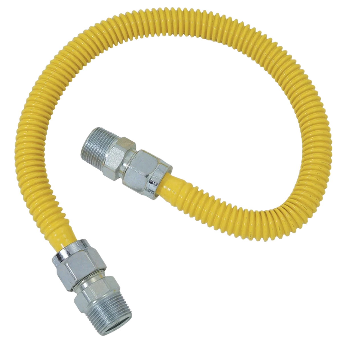 Premium Material Dormont 5 8 OD x 36 Coated Stainless Steel Gas Connector 1 2 MIP x 1 2 MIP Trusted