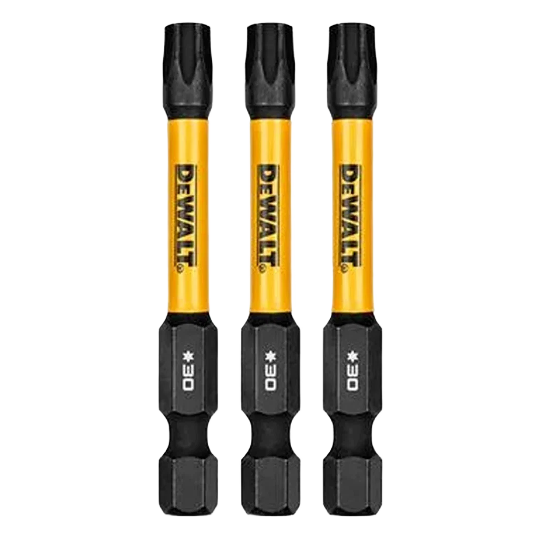 Sustainable DEWALT 2-1 4 FLEXTORQ® Impact T30 Drill Bit 3-Pack User-Friendly