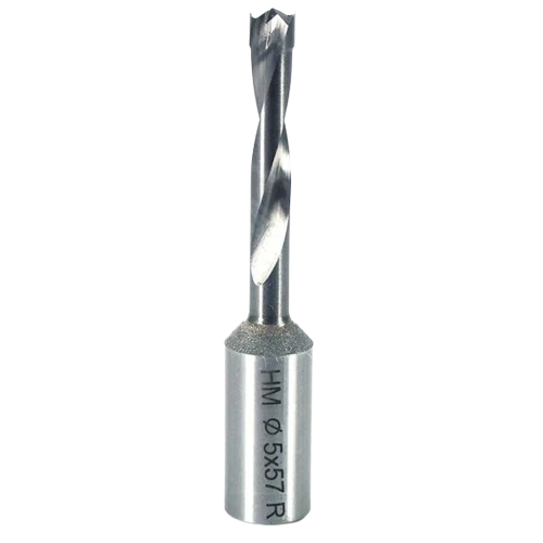 Verified Whiteside DB557SC Right Hand Brad Point Dowel Drill Bit 10mm SH x 5mm CD Stylish
