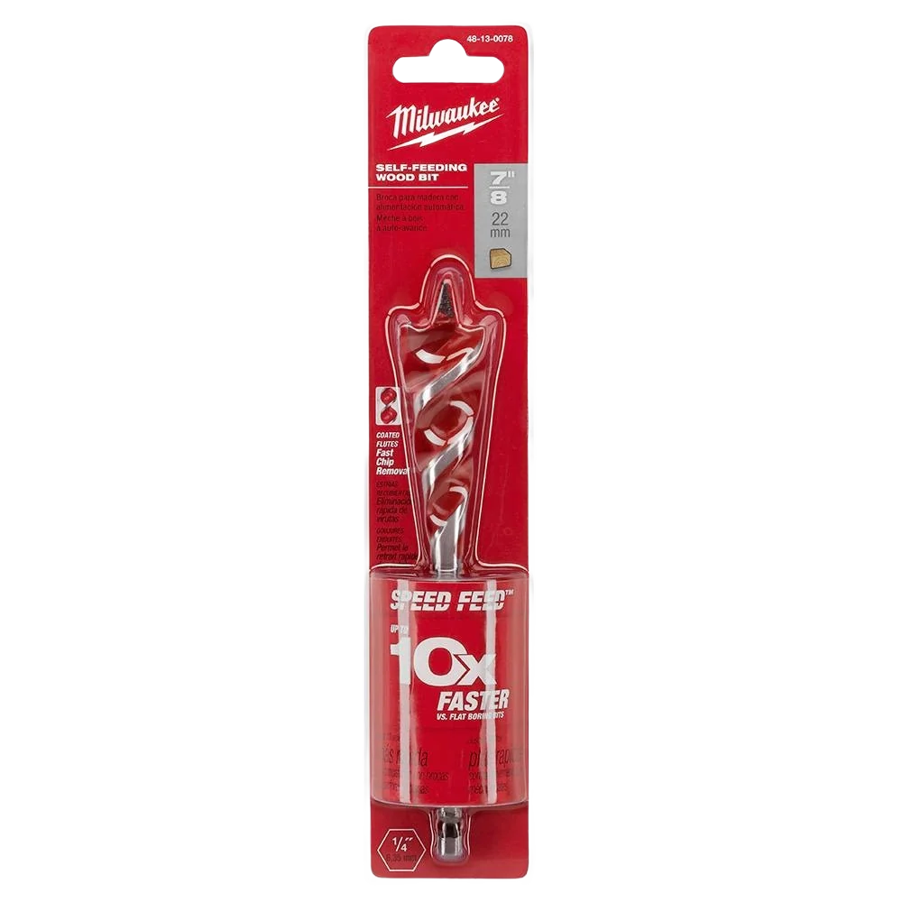 Organic Milwaukee SPEED FEED™ 7 8 x 6-1 2 Wood Bit Verified