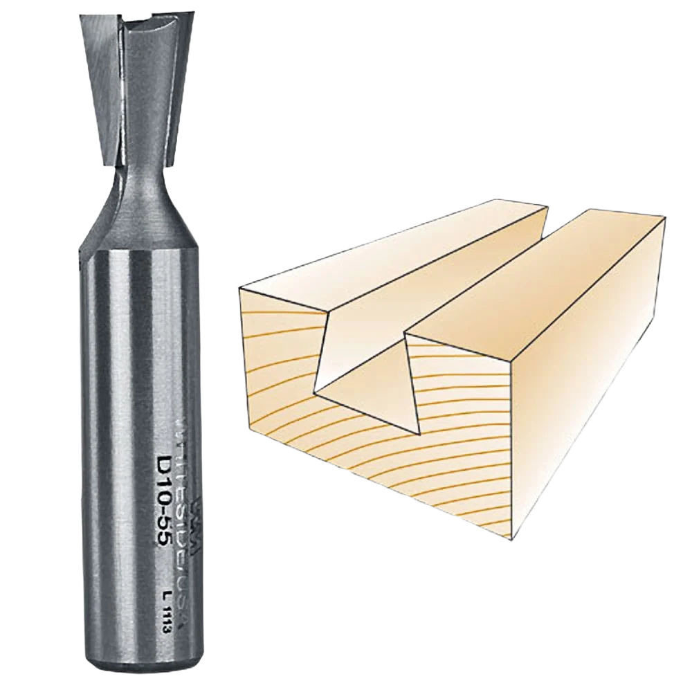 Comfortable Whiteside INCRA Dovetail Bit 1 2 in. SH x 1 2 in. LD x 10 deg. Specialty