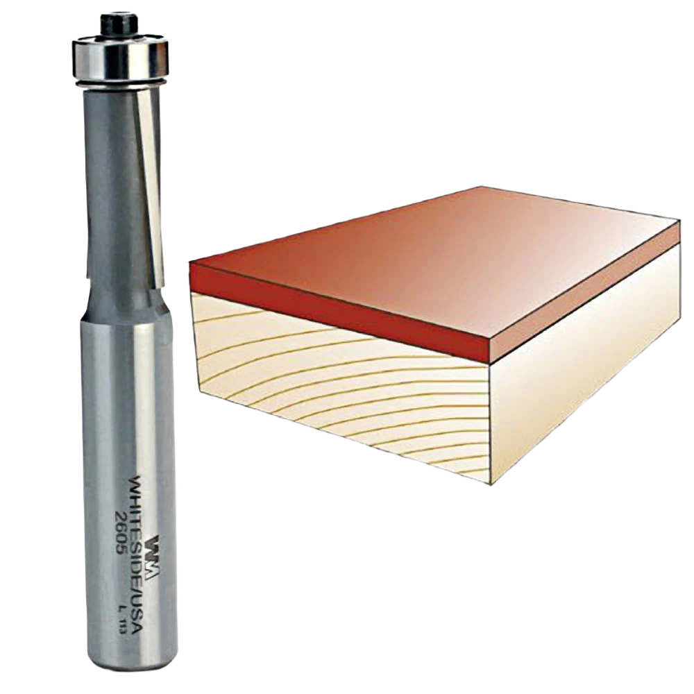 Safe Whiteside Flush Trim Bit 1 2 in. SH x 1 2 in. CD x 1 in. CL Efficient