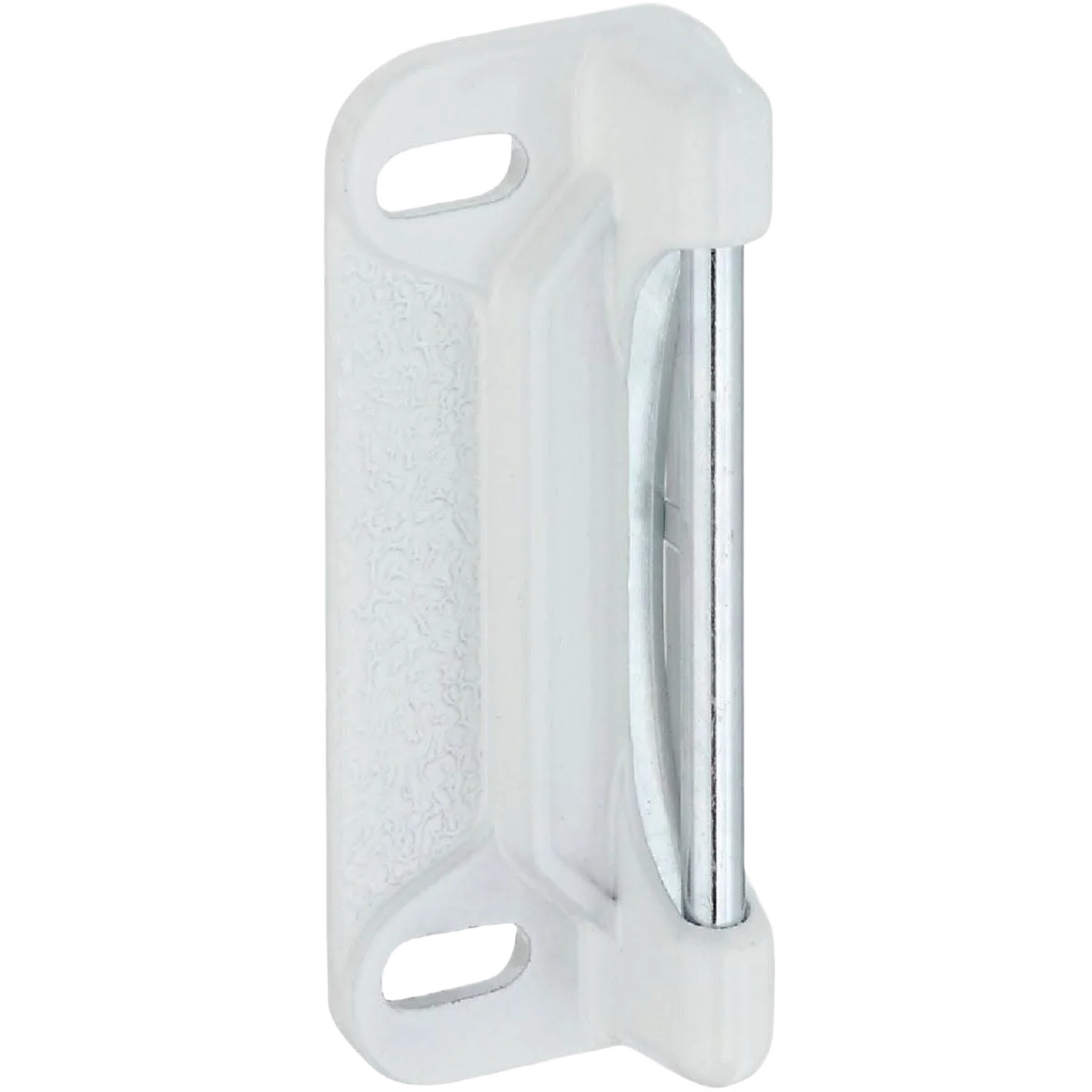 Fast National Hardware White Screen Door Strike Plate Advanced