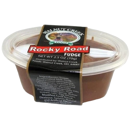 Easy-to-Use Walnut Creek Rocky Road Fudge Cup 2.5 oz. Durable
