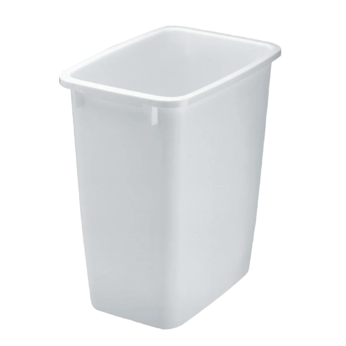 High-Quality Rubbermaid White Wastebasket 21 qt. Convenient