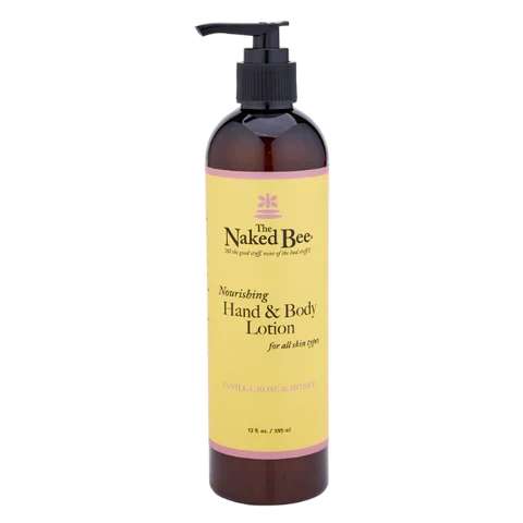 Relaxed The Naked Bee Vanilla Rose Honey Hand Body Lotion – 12 oz. Prestigious