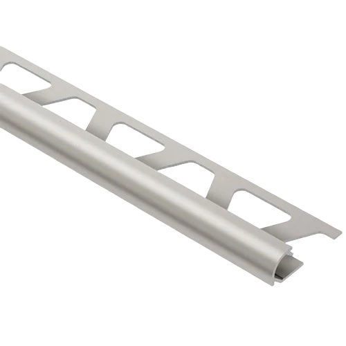 Exceptional Schluter Rondec 5 16 in. Satin Nickel Anodized Aluminum Modern