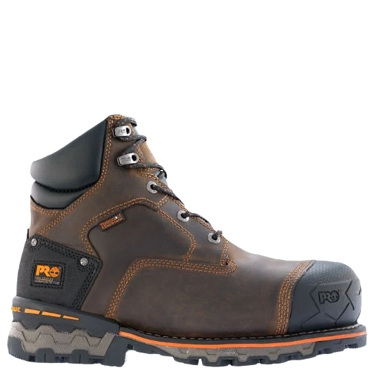 Exclusive Timberland Men’s Boondock Brown Distressed Toe Waterproof Boots Size 12M Advanced