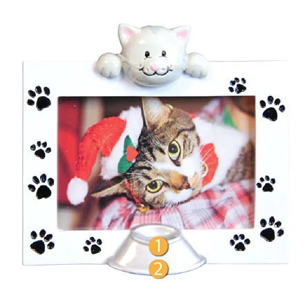 First-Class PolarX Personalized Cat Pet Frame Ornament Unique