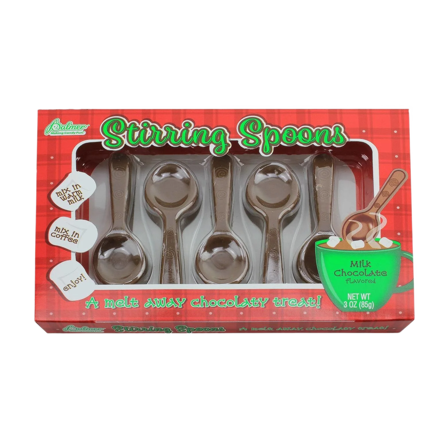 Excellent Palmer Milk Chocolate Stirring Spoons Pack of 5 Dependable