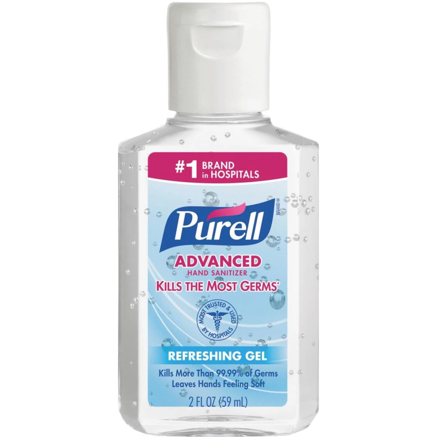 Prestigious Purell Advanced Hand Sanitizer Refreshing Gel Flip Cap 2 oz. Convenient