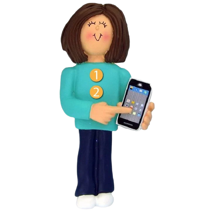 Optimized Ornament Central Personalized Female Smartphone Ornament Reliable