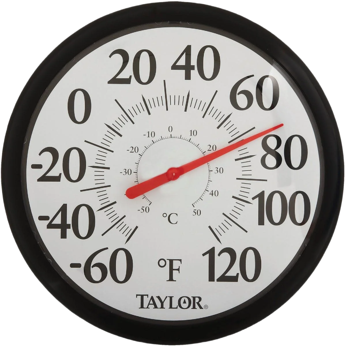 Traditional Taylor Fahrenheit Celsius Outdoor Wall Thermometer 13.5 in. Efficient