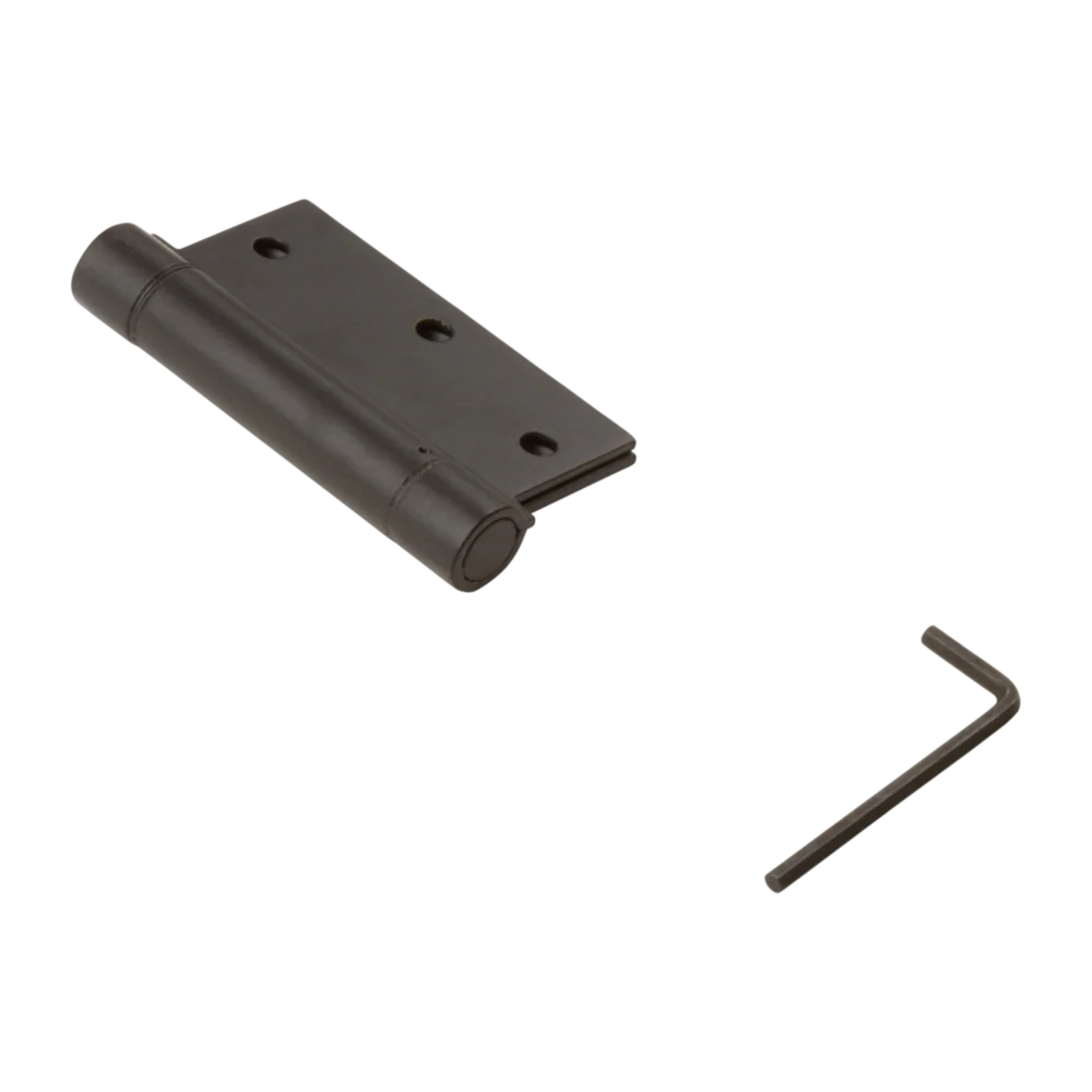 Premium National Hardware 3-1 2 Square Oil Rubbed Bronze Spring Door Hinge Sophisticated