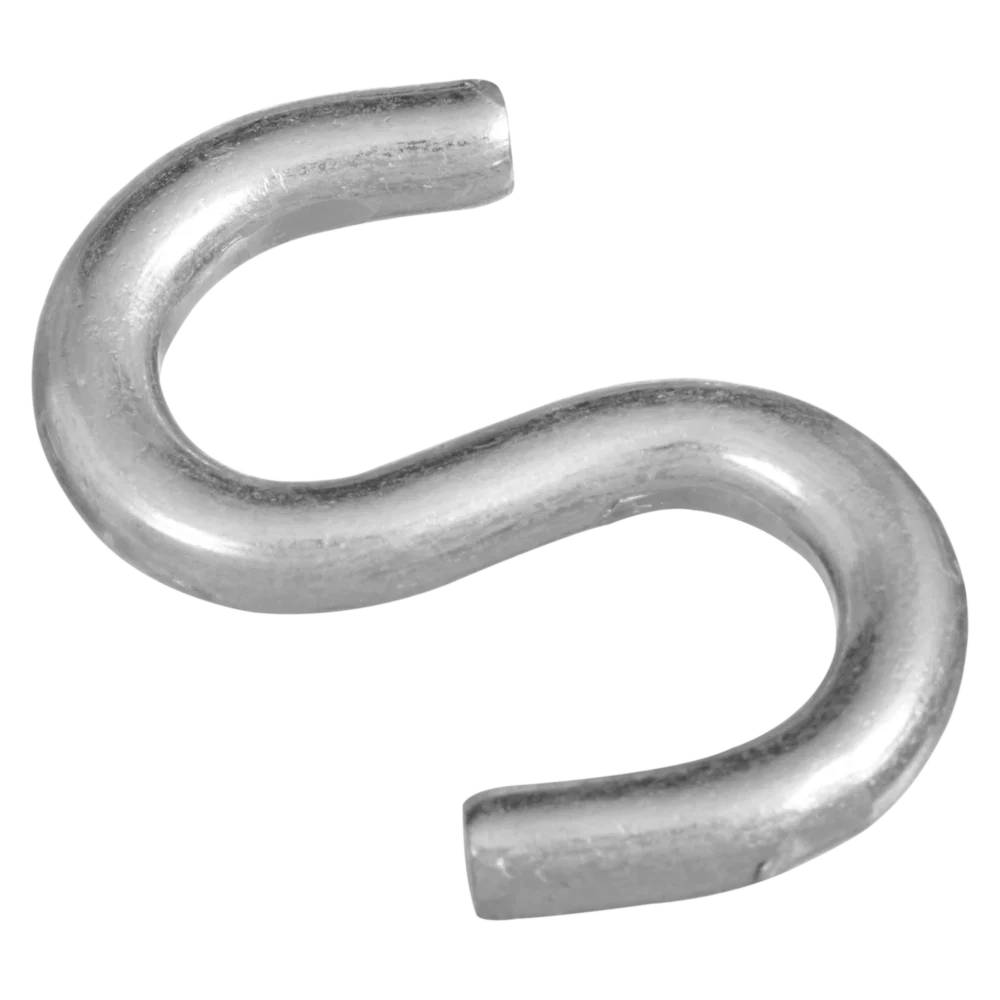 Reusable National Hardware 2 Zinc Heavy Open S Hook Certified