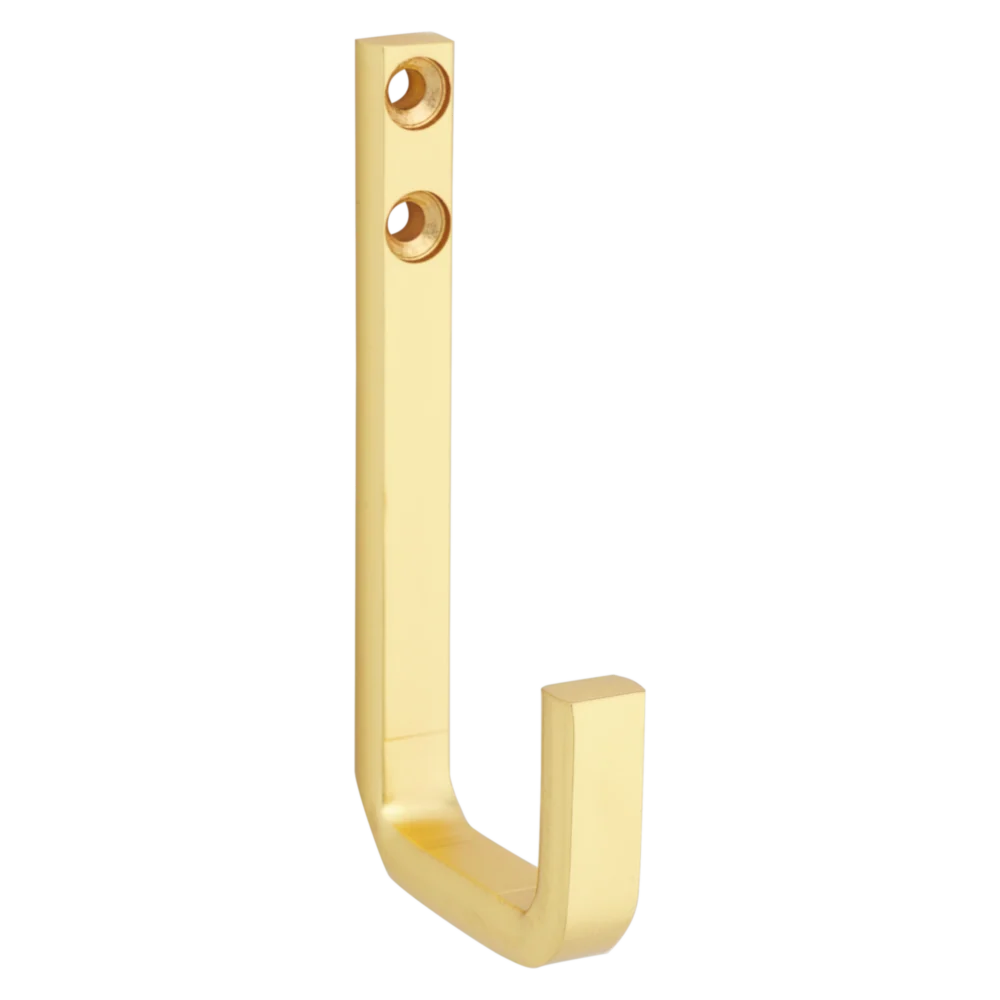 Versatile National Hardware 4 Brushed Gold Reed Modern Hook Traditional