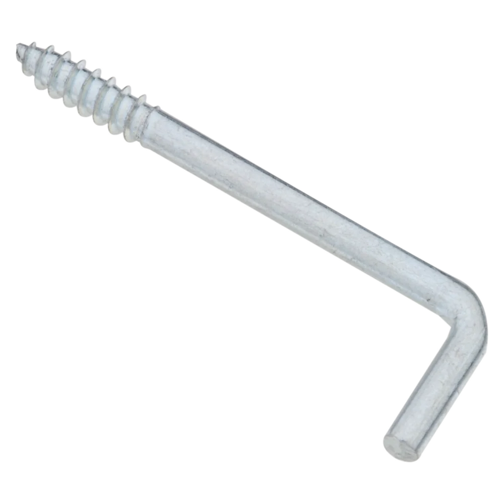 Versatile National Hardware Square Bend Screw Hook Shoulder Hook 5 Count Certified
