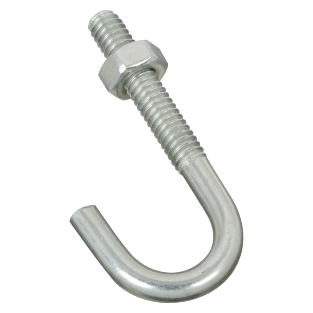 High-Performance National Hardware 1 4 x 2-5 16 Zinc J Bolt Flexible