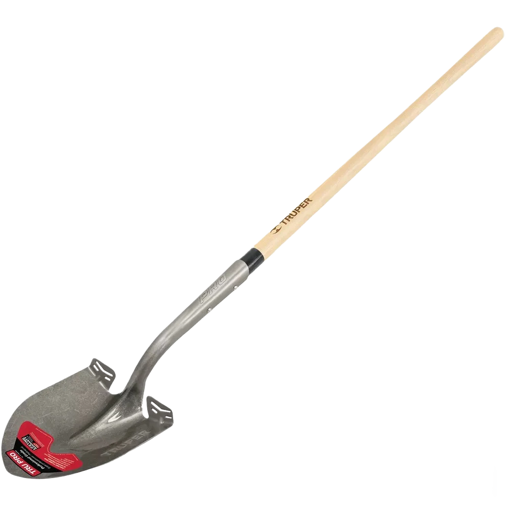 Recyclable Truper Pro 48 Wood Handle Round Point Shovel Specialty