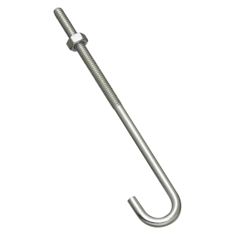 Dependable National Hardware 1 4 x 6 Zinc J Bolt Premium Material