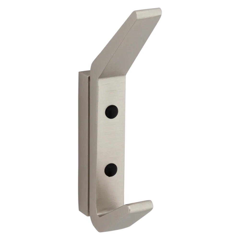 Convenient National Hardware 4-3 4 Satin Nickel Reed Geometric Hook Easy-to-Use