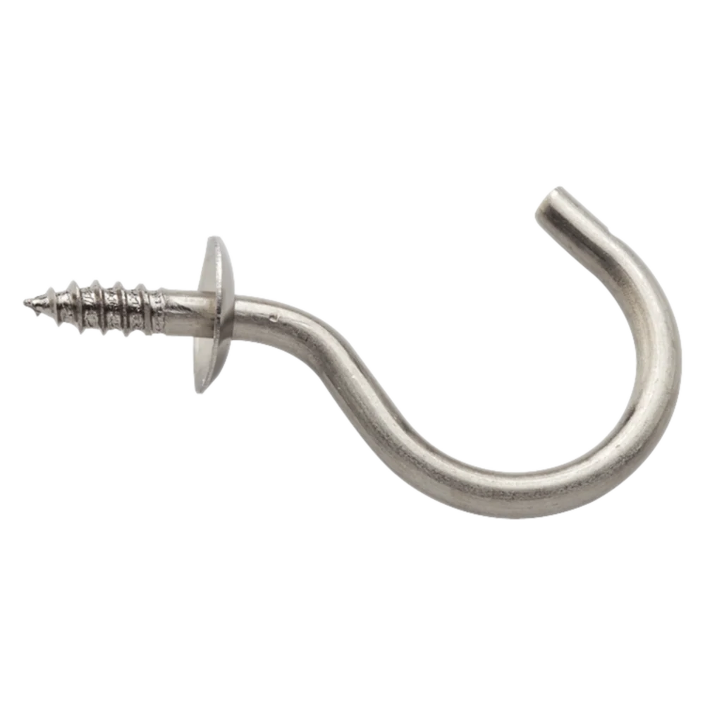 Official National Hardware 1-1 2 Stainless Steel Cup Hook Flexible