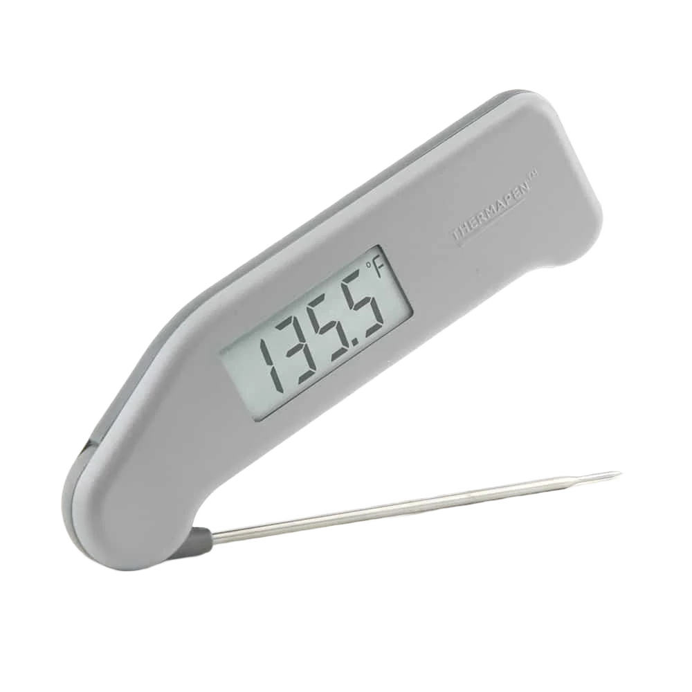 Easy-to-Use ThermoWorks Grey Super-Fast Thermapen Detailed