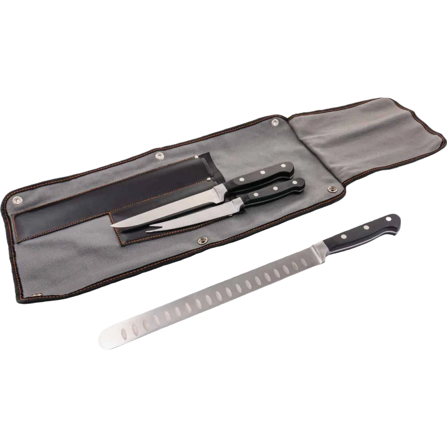 Exceptional Oklahoma Joe’s Blacksmith Stainless Steel BBQ Knife Set 3 Piece Lightweight