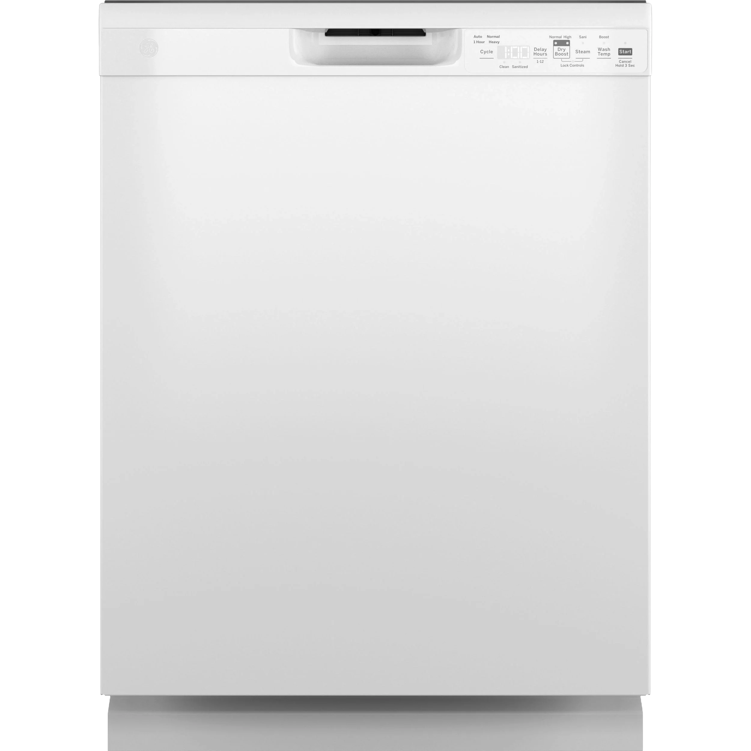 Lightweight GE® ENERGY STAR® Front Control with Plastic Interior Dishwasher with Sanitize Cycle Dry Boost Verified