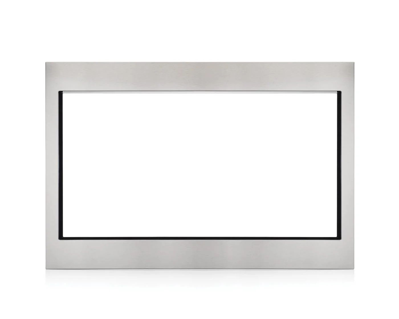 Outstanding 27 Stainless-Steel Gallery Microwave Trim Kit Lightweight