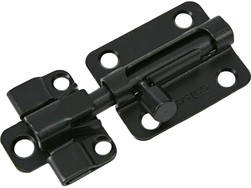 Solid Hillman Fasteners Barrel Bolt Black 2-1 2 High-Grade