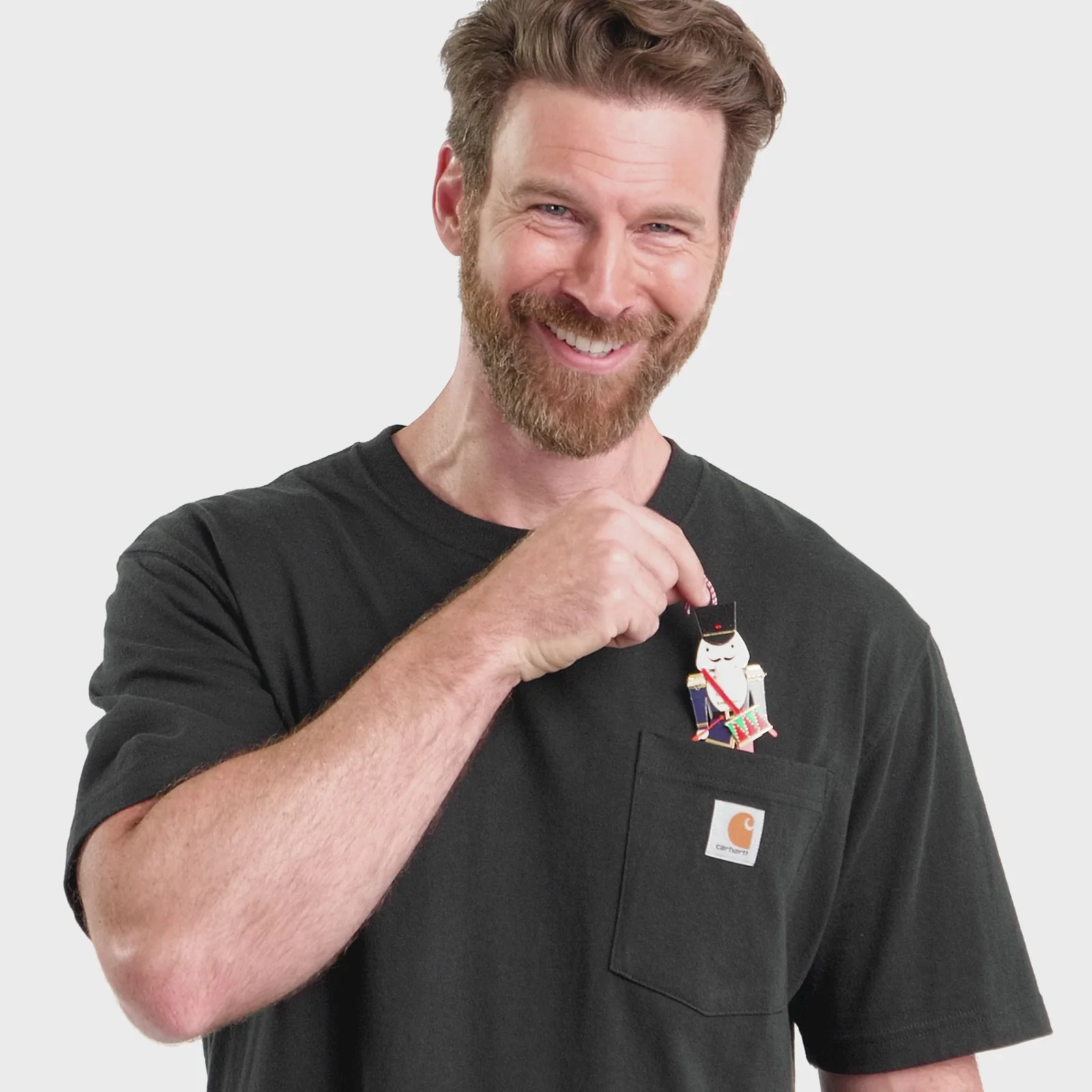 Pure Carhartt Men’s Loose Fit Heavyweight Short-Sleeve Pocket T-Shirt Contemporary