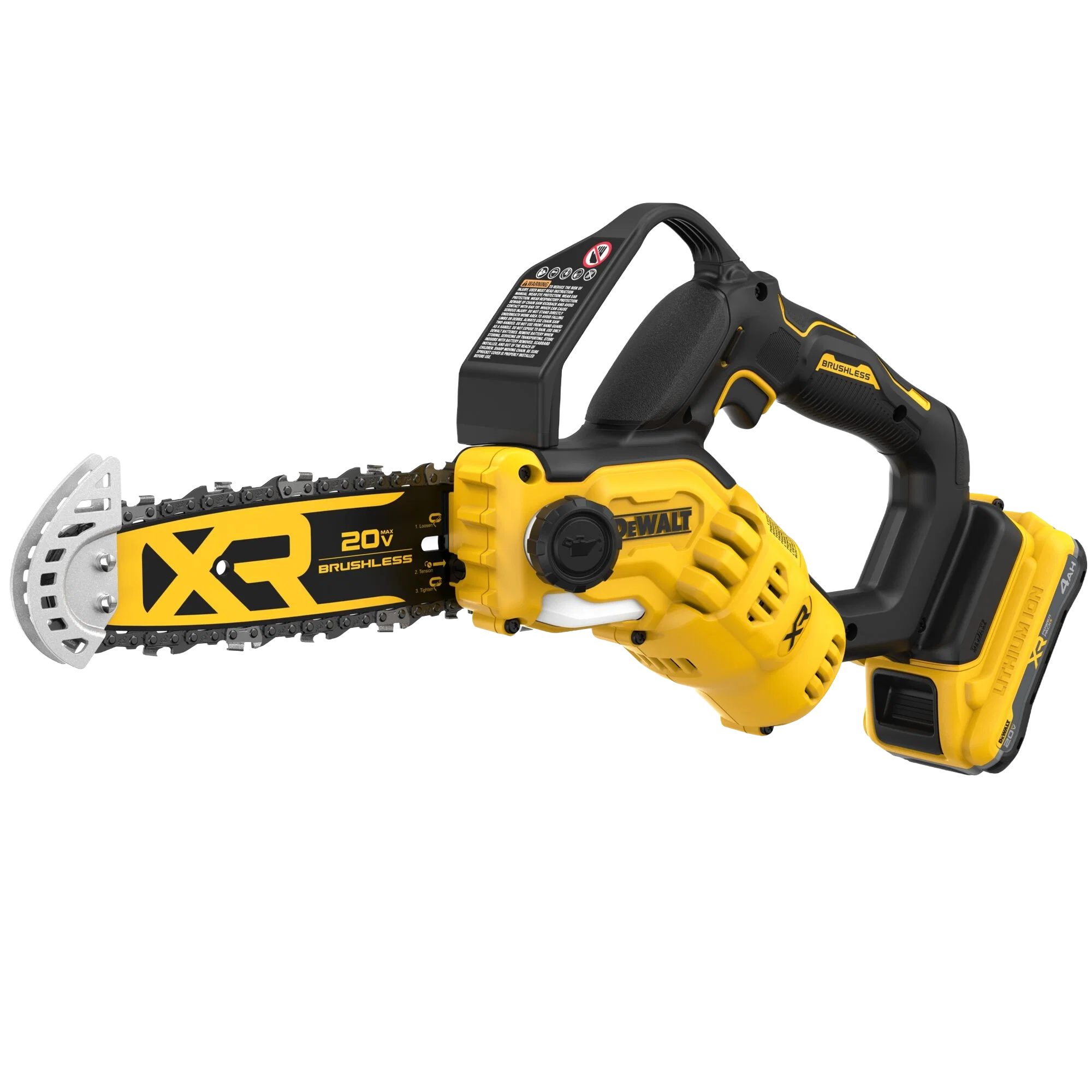 Reliable DEWALT® 20V MAX XR 8-in. Brushless Cordless Pruning Chainsaw Kit Specialty