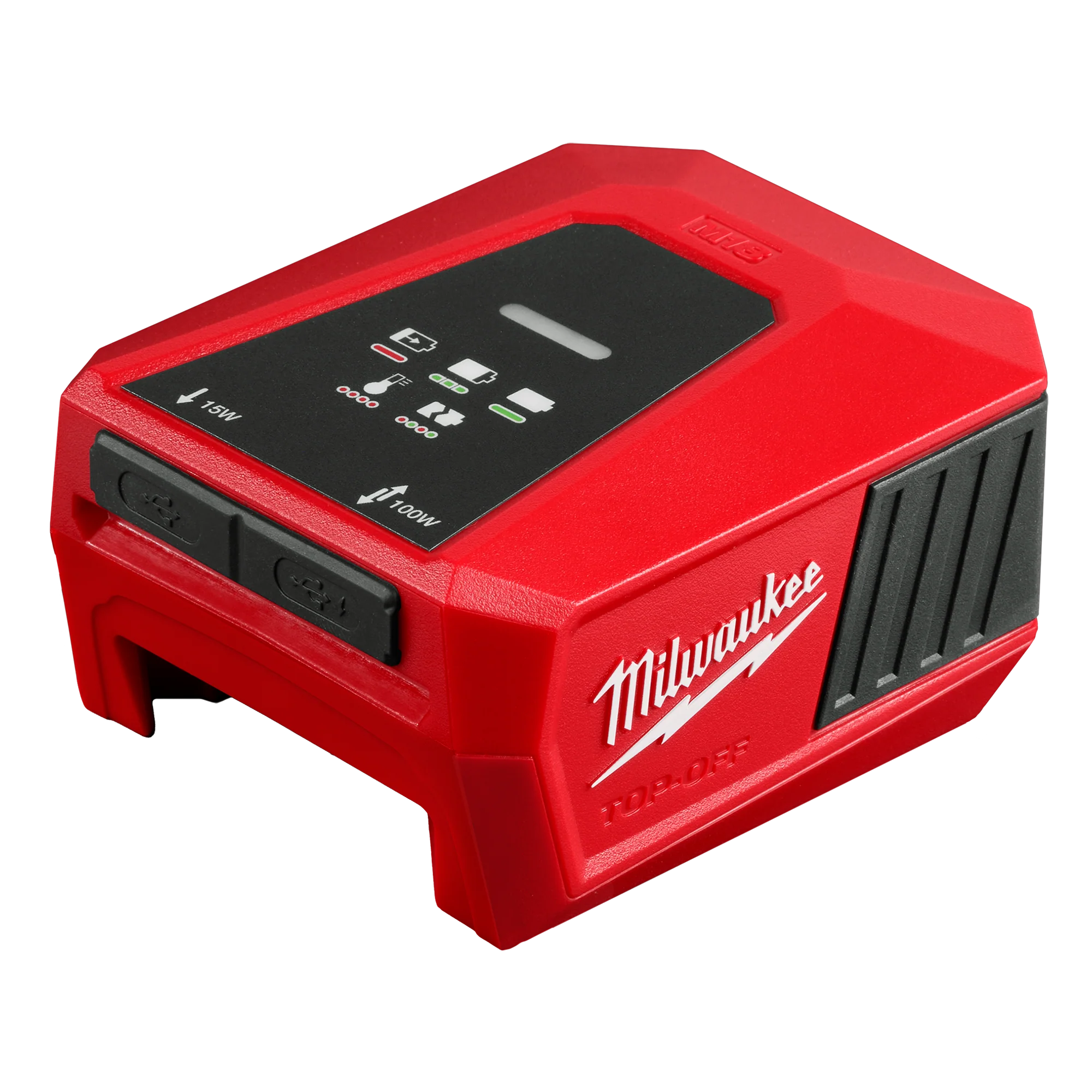 Green Milwaukee M18™ TOP-OFF™ Charger Power Supply First-Class