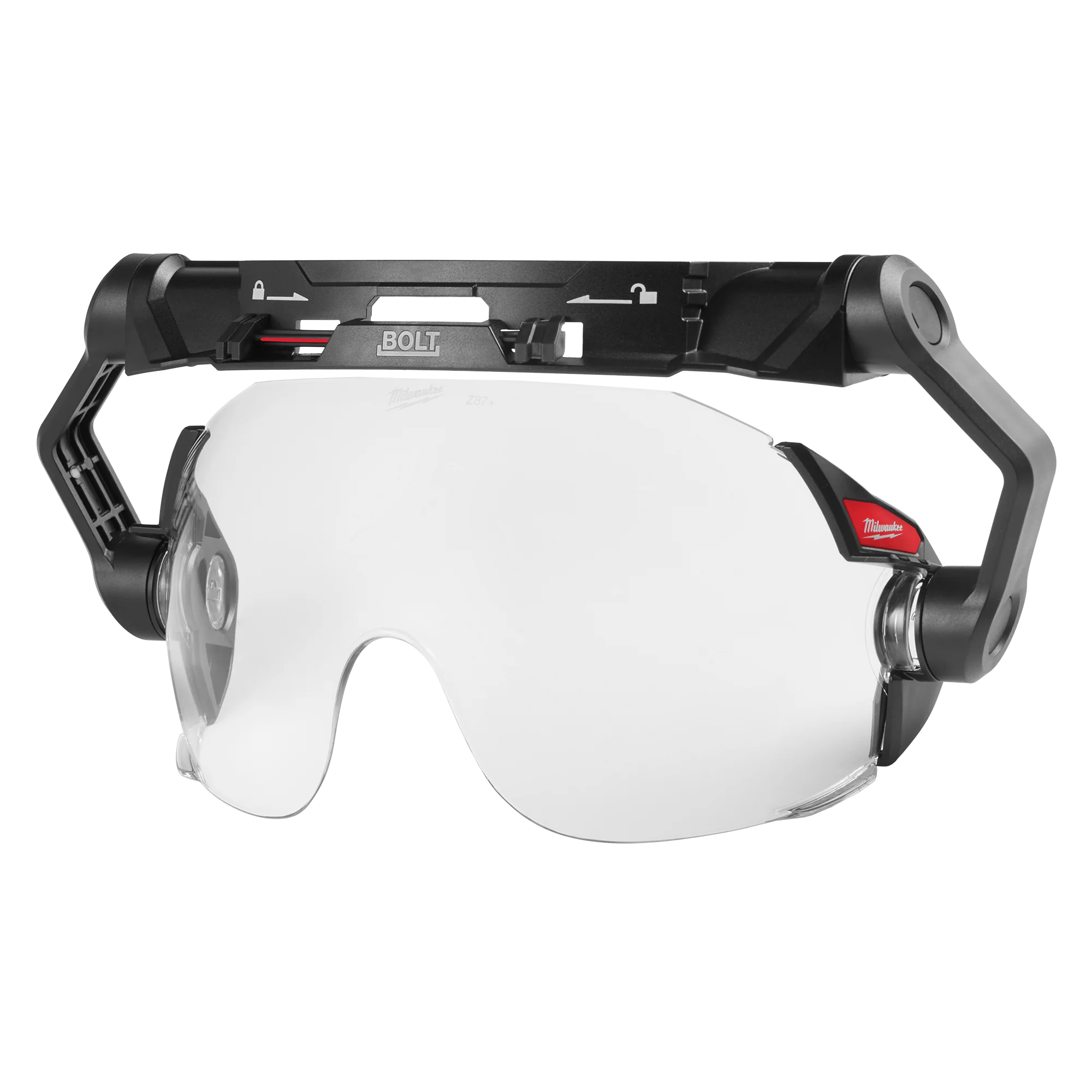 Versatile Milwaukee BOLT™ Eye Visor – Clear Dual Coat Lens Compatible with Milwaukee® Safety Helmets Hard Hats Elegant