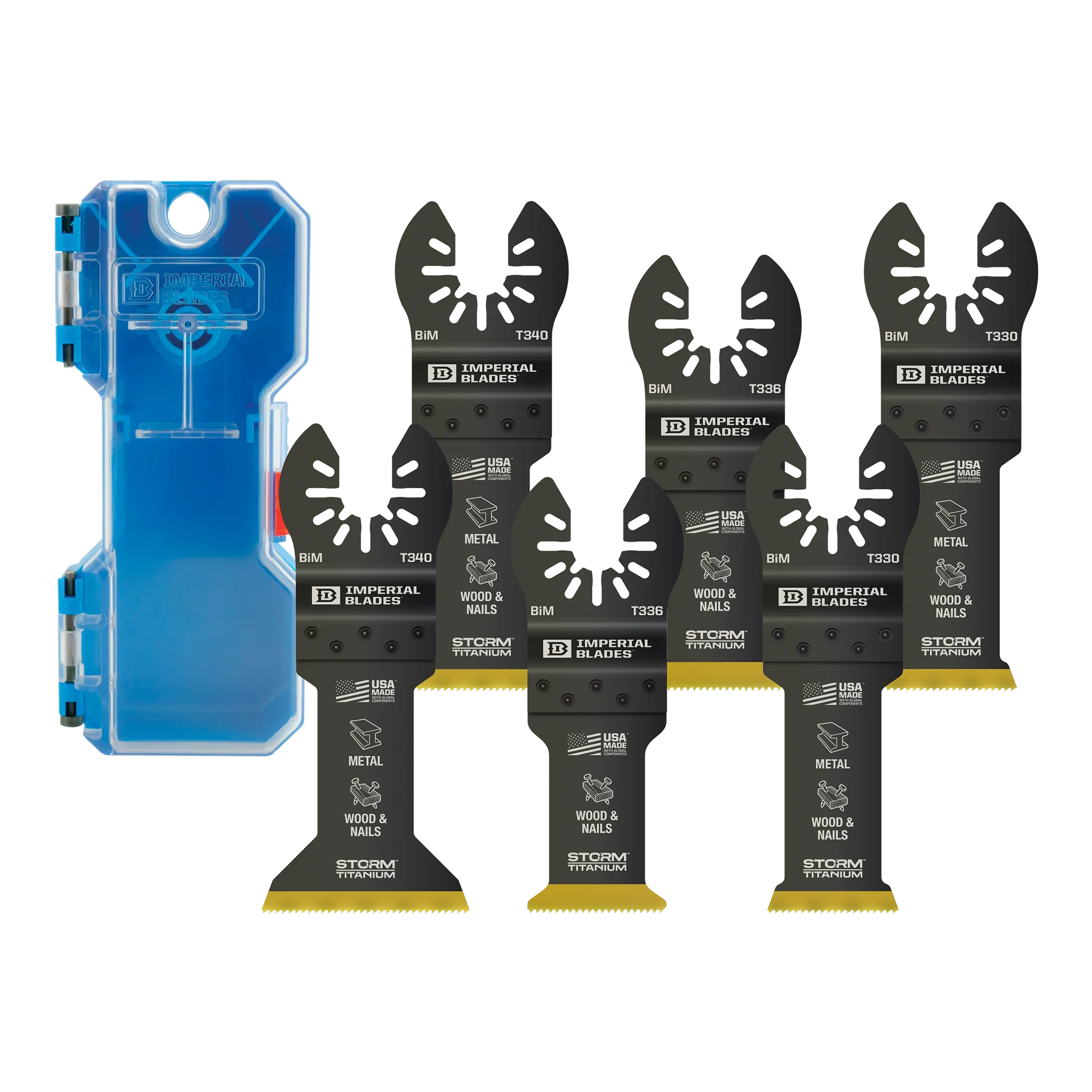 Environmentally Friendly Milwaukee IMPERIAL BLADES™ ONE-FIT™ STORM™ Titanium Metal Wood Variety Pack 6PC Case World-Class