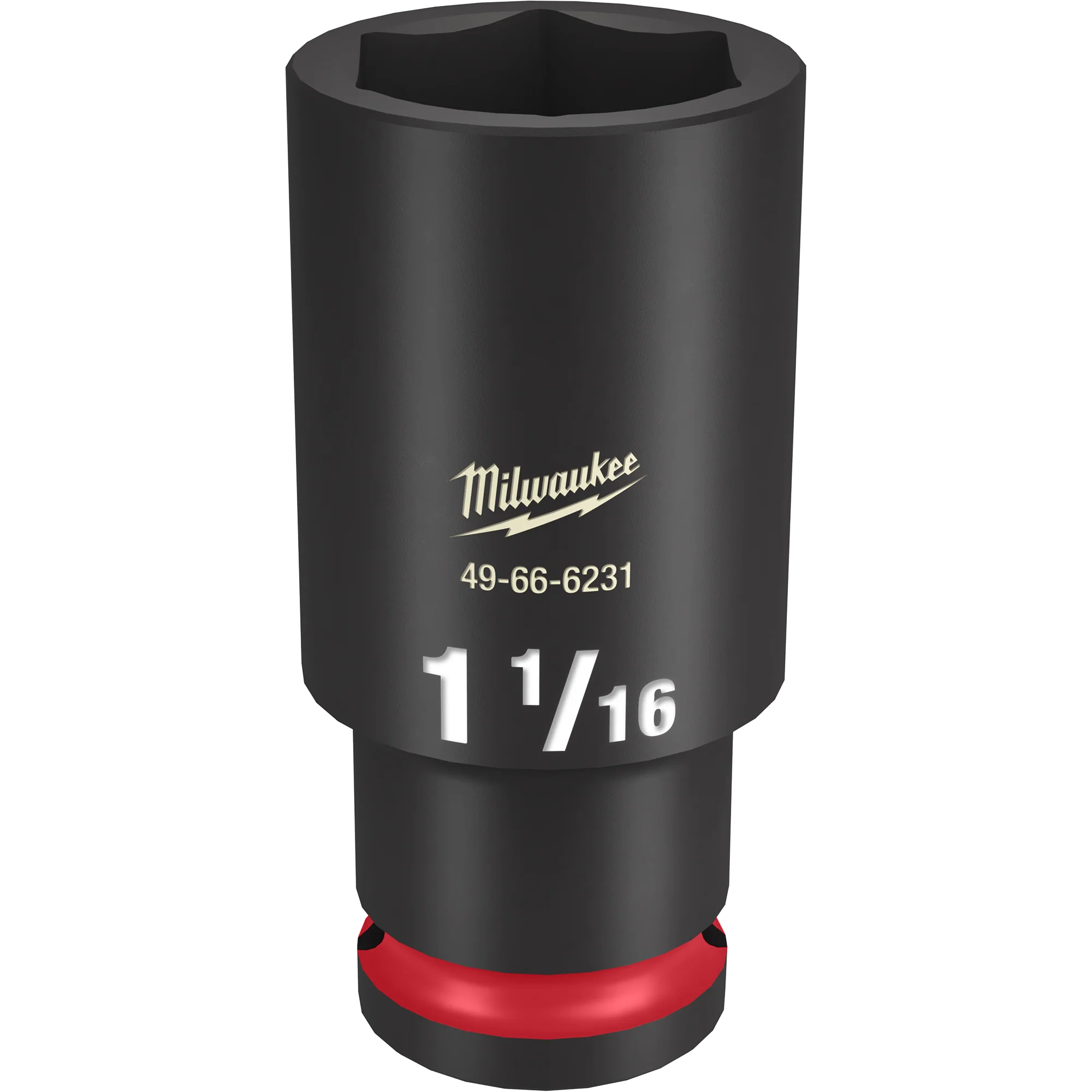 Artisan Milwaukee SHOCKWAVE™ Impact Duty 1 2 Drive 1-1 16 Deep 6 Point Socket Innovative