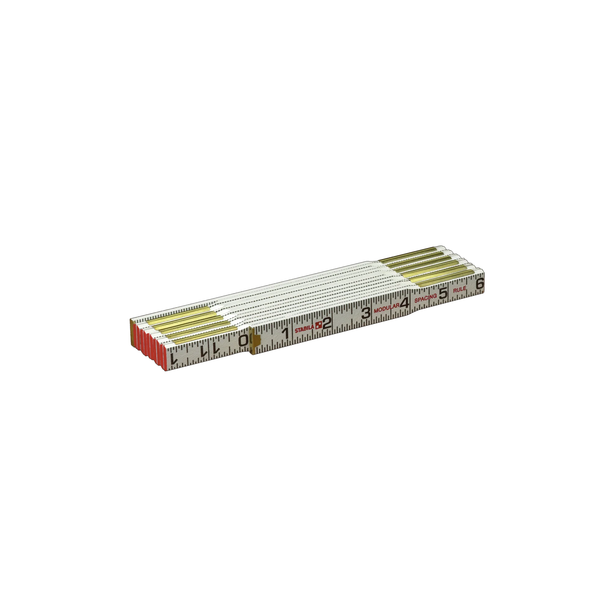 Exceptional Stabila Type 600 Modular Spacing Folding Ruler Safe