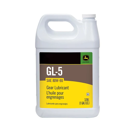 Advanced John Deere TY26815 Gear Lubricant SAE 80W-90 API GL-5 1 Gallon 5-Pack Certified