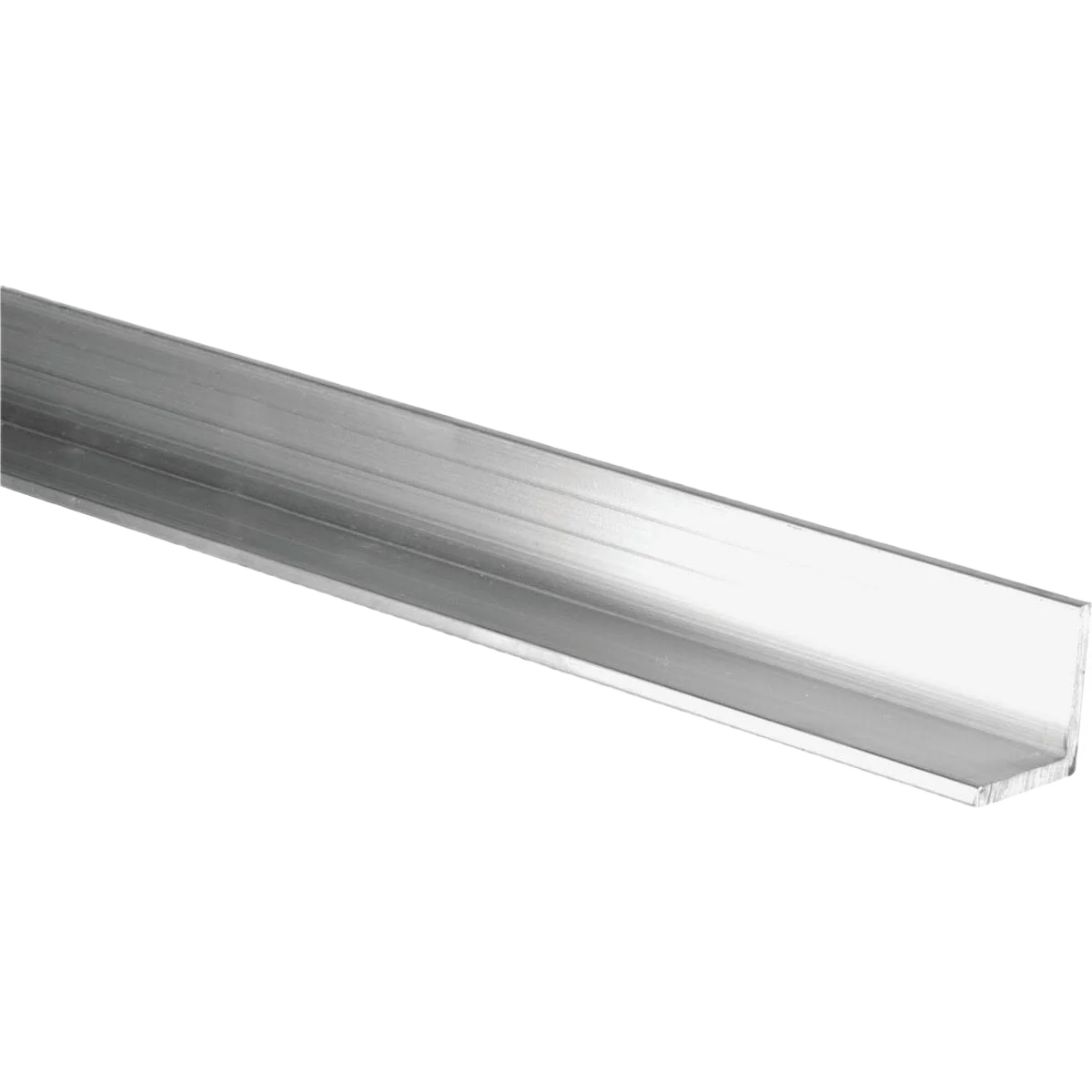 Lightweight SteelWorks Milled Aluminum Solid Angle 1-1 4 In. x 4 Ft. Contemporary