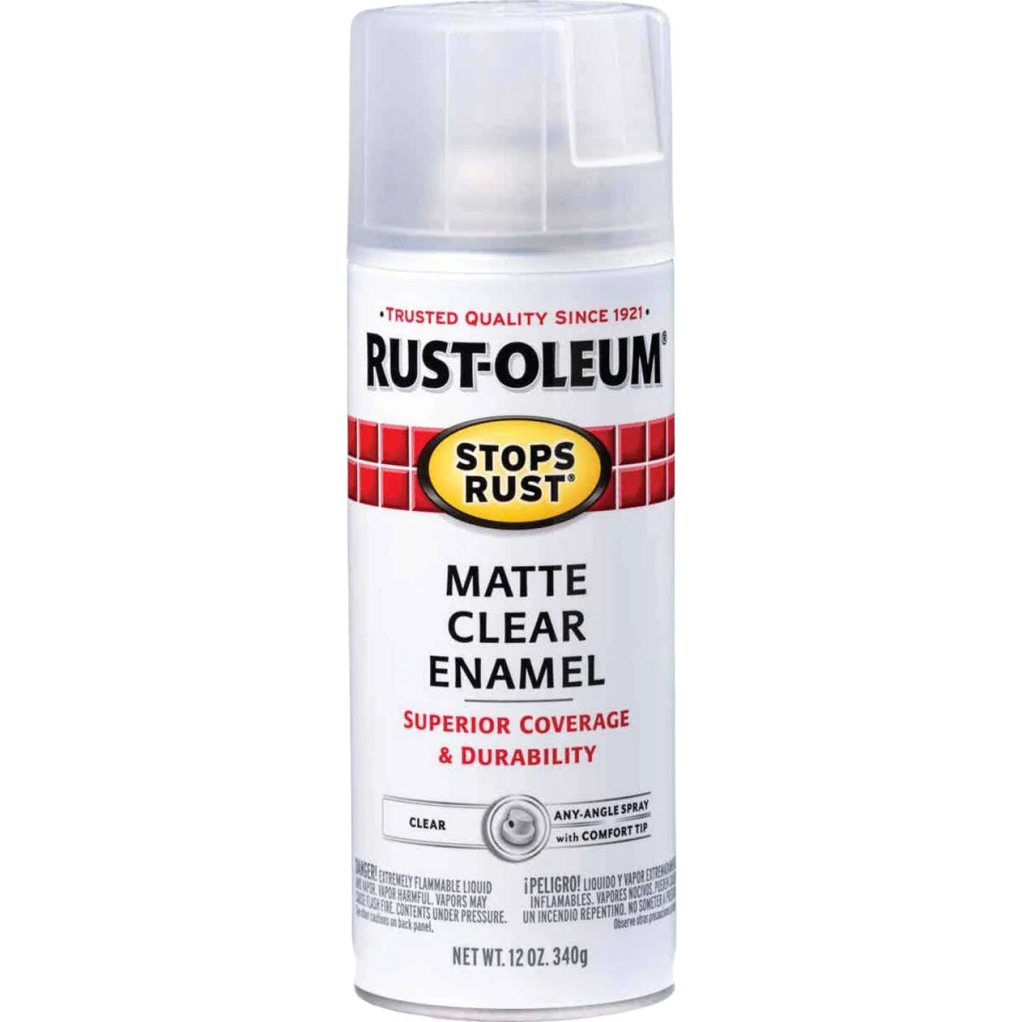 Unique Rust-Oleum Stops Rust Matte Clear Enamel Spray Paint 12 oz. Natural
