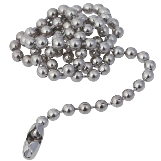 Reusable Do it Ball Pattern 15 Chrome-Plated Stopper Chain World-Class