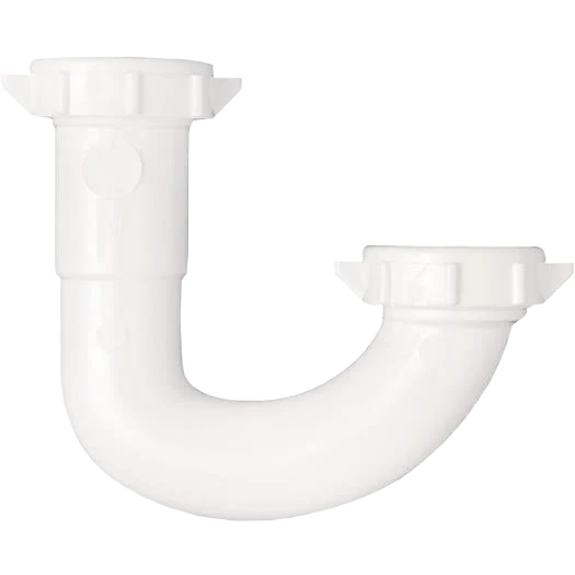 Organic Do it White Plastic J-Bend 1-1 4 x 1-1 2 Inch Authentic
